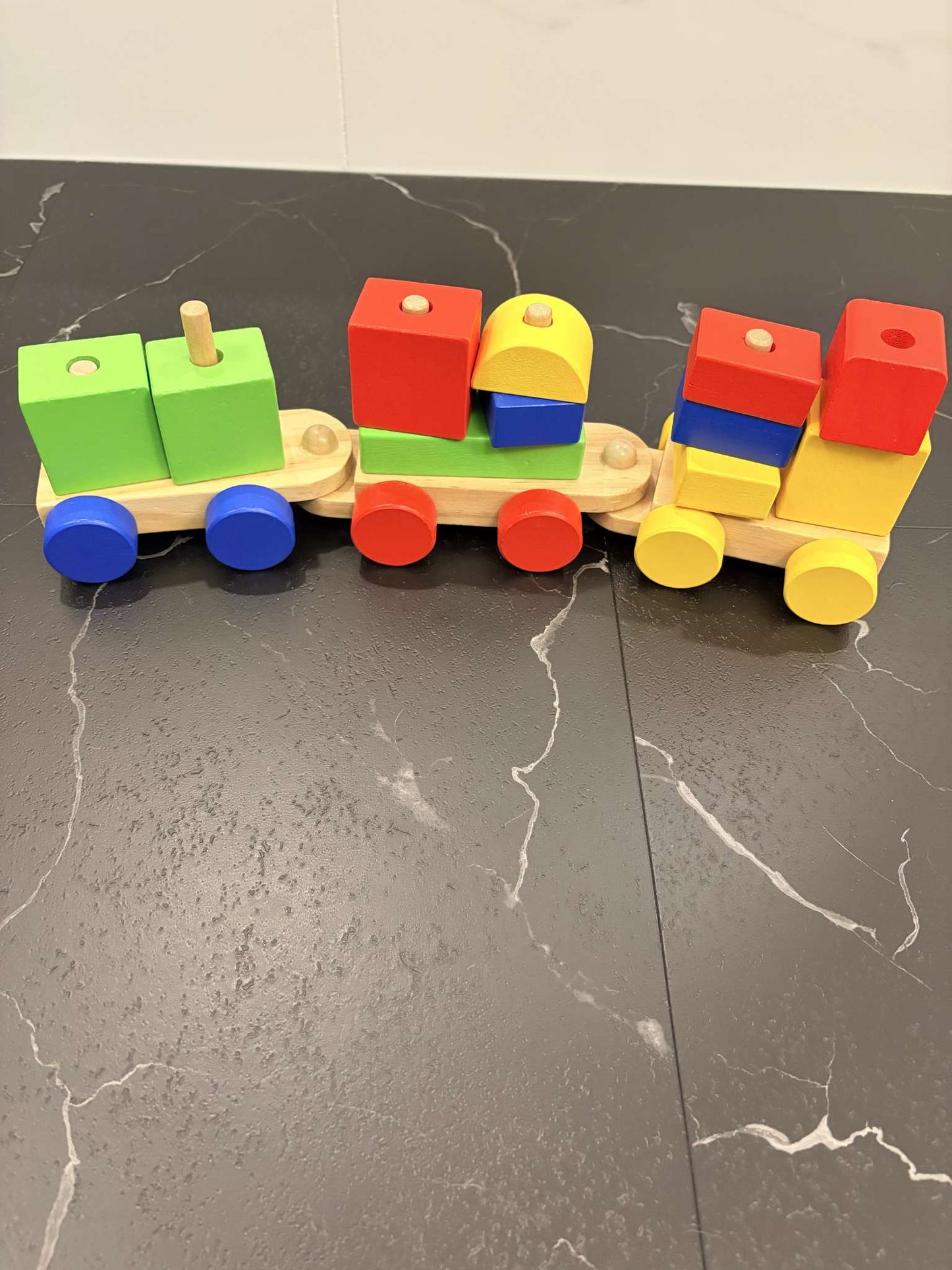 Addo Play Woodlets Stacking Train (Retails new $28)