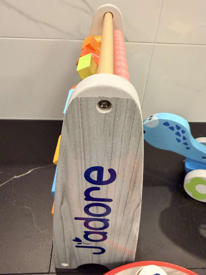 J'Adore 3-in-1 Wooden Toys Baby Gift Set (Retails new $45)