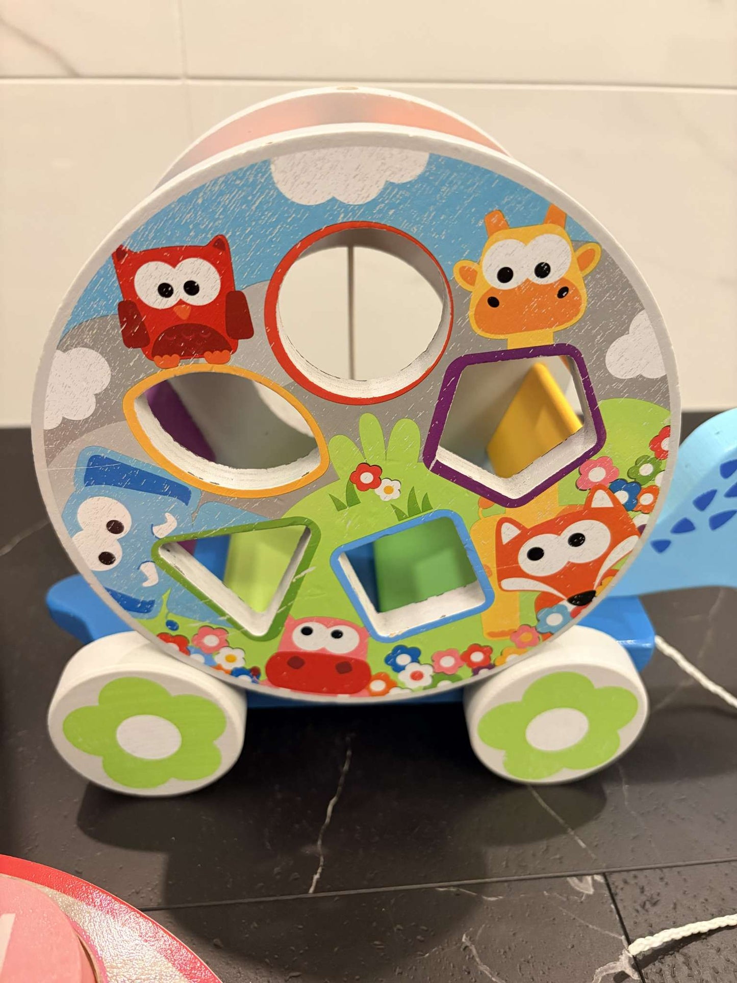J'Adore 3-in-1 Wooden Toys Baby Gift Set (Retails new $45)