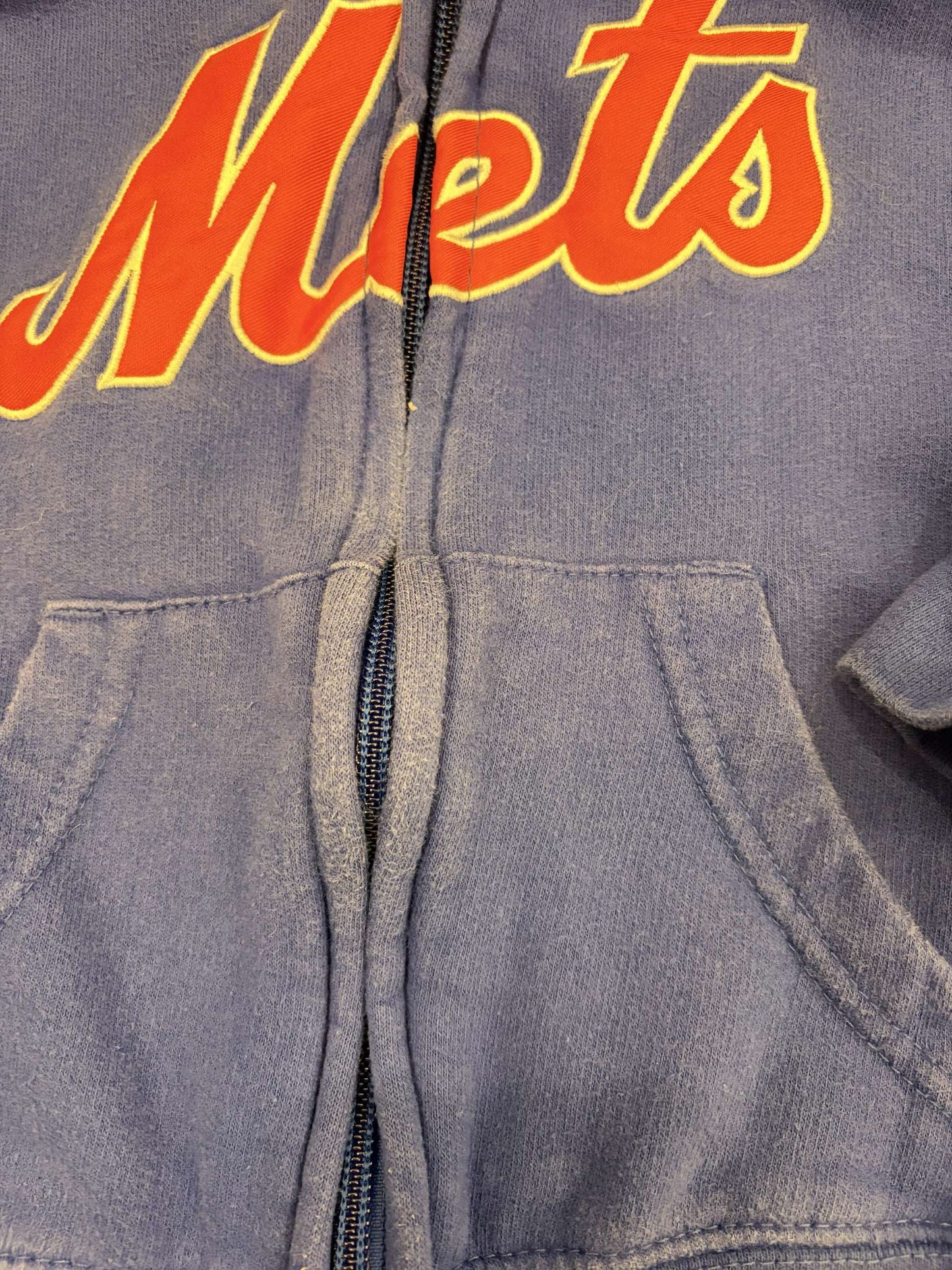 Blue and Orange Athletic Sweaters (Mets and Puma) for Toddler Fit roughly 2T , Kids 2T