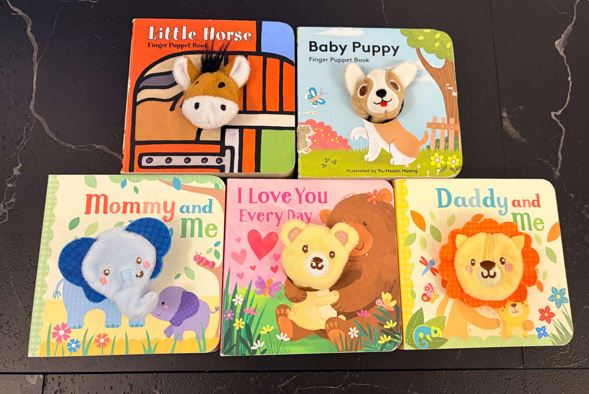 Finger Puppet Books - Retail New $10 each.