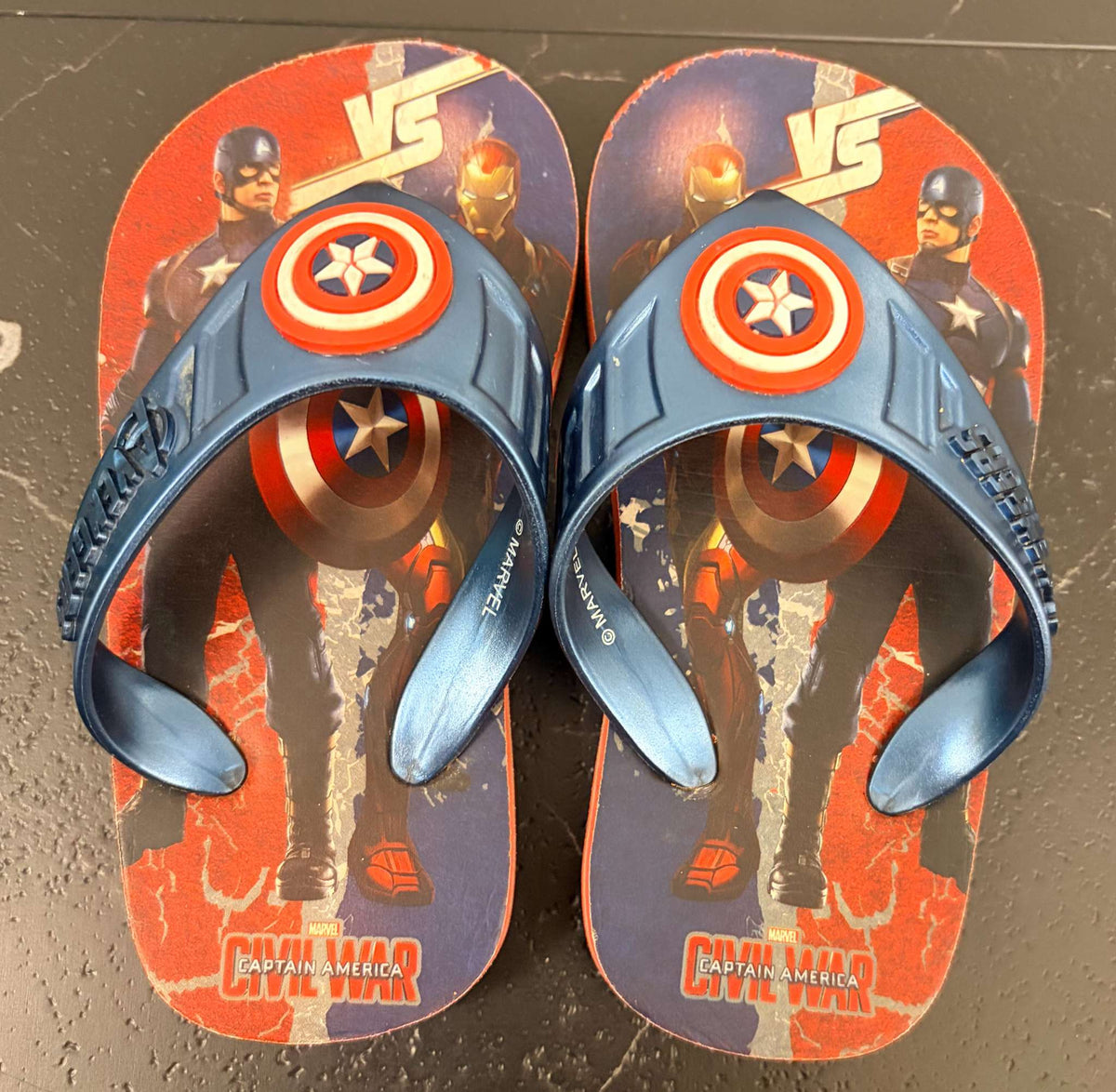Marvel Flip Flop Sandals, Shoes 6 (Walkers:12-24 mth)