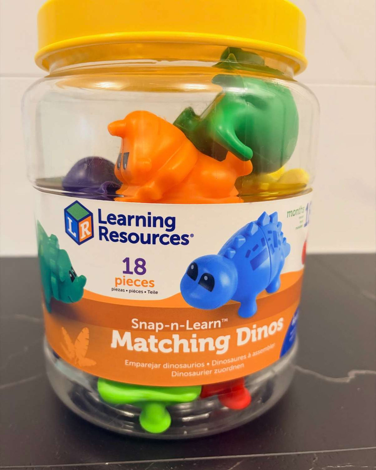 Learning Resources Snap-n-Learn Matching Dinos Retails New $35