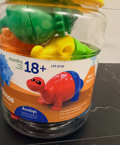 Learning Resources Snap-n-Learn Matching Dinos Retails New $35