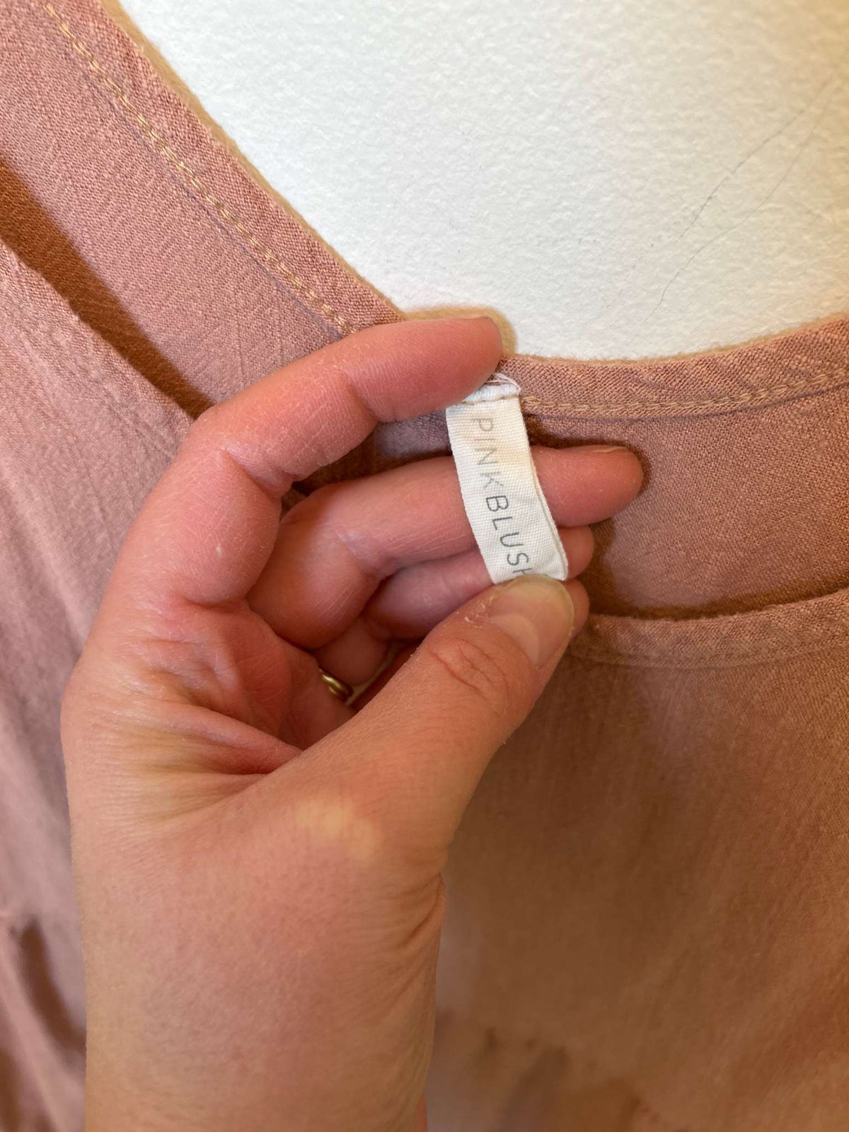 Dusty Rose Dress, Maternity M (8-10)