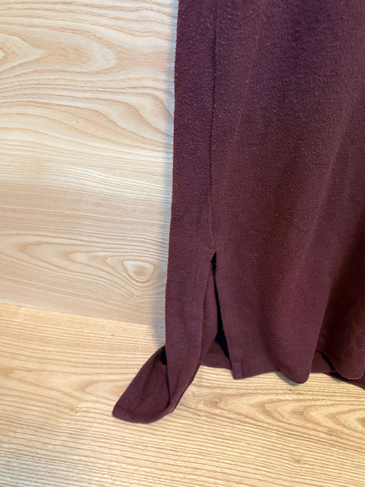 Burgundy Sweater Dress, Maternity M (8-10)