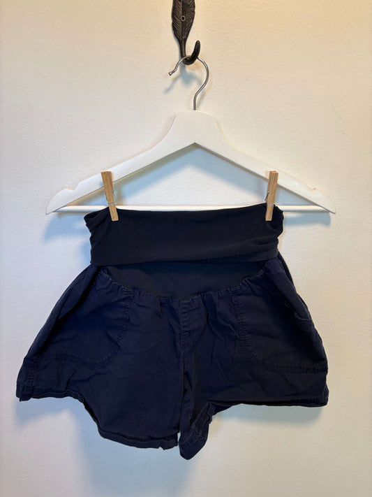 Navy Blue Shorts, Maternity L (12-14)
