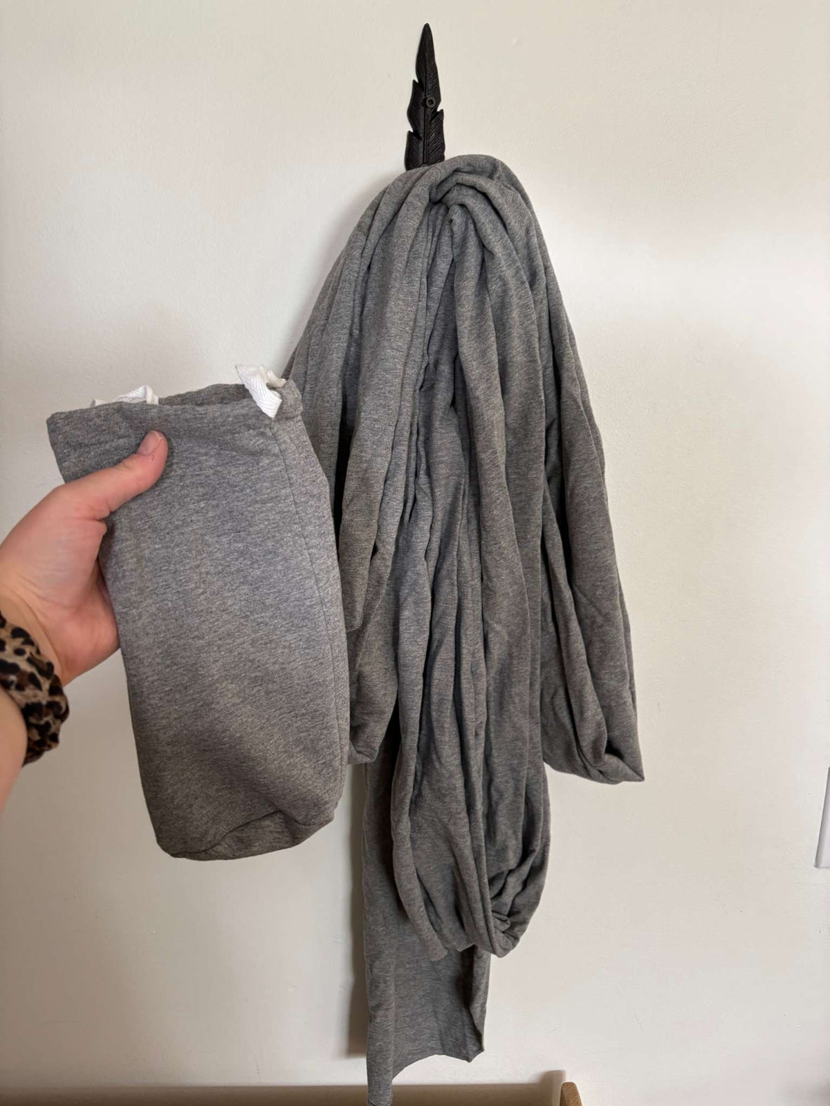 Grey Babywearing Wrap