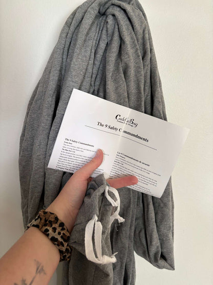 Grey Babywearing Wrap