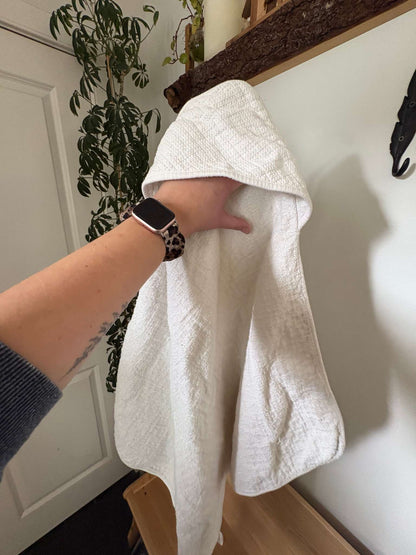 Waffle Hooded Bath Towel