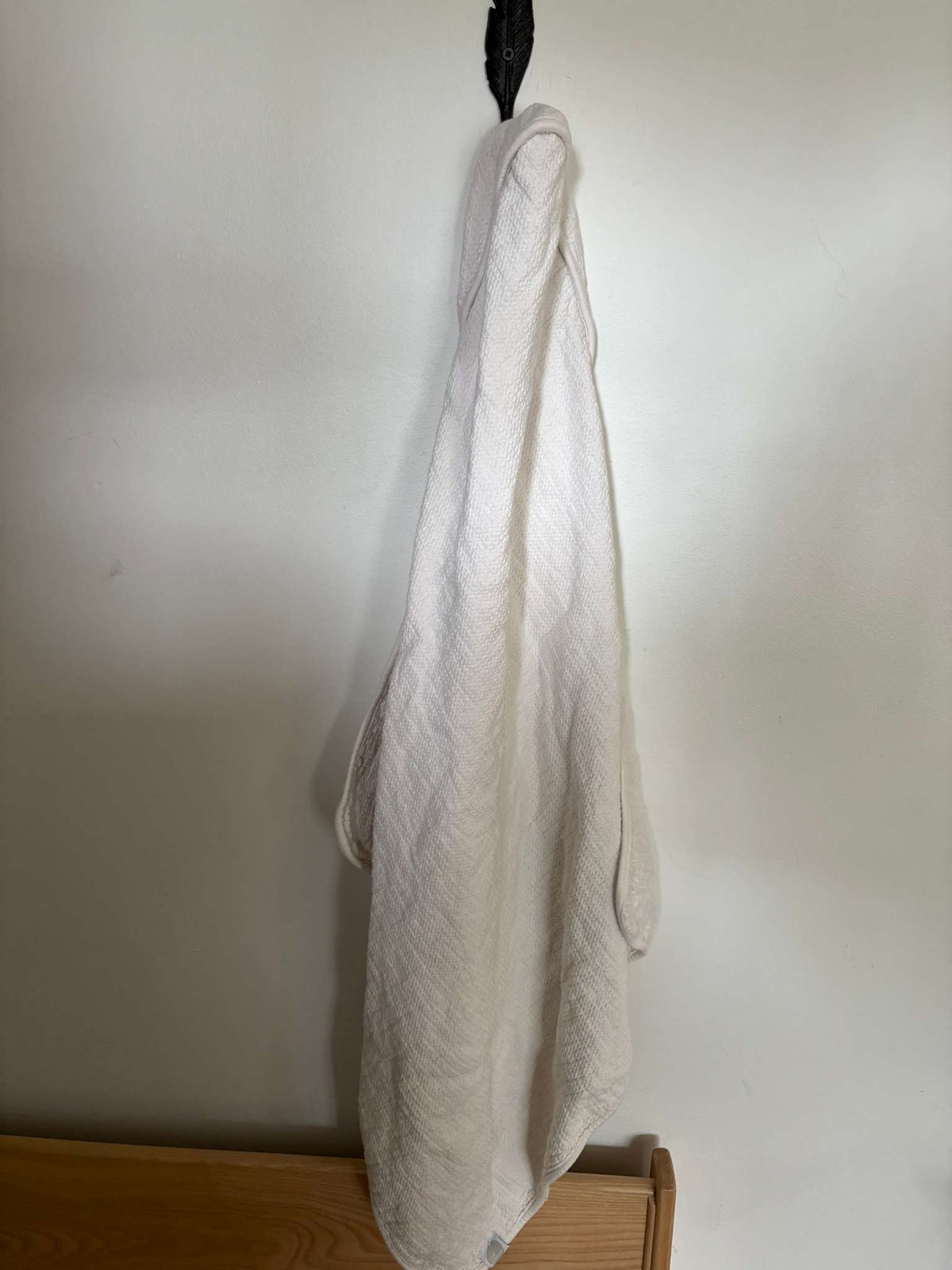 Waffle Hooded Bath Towel