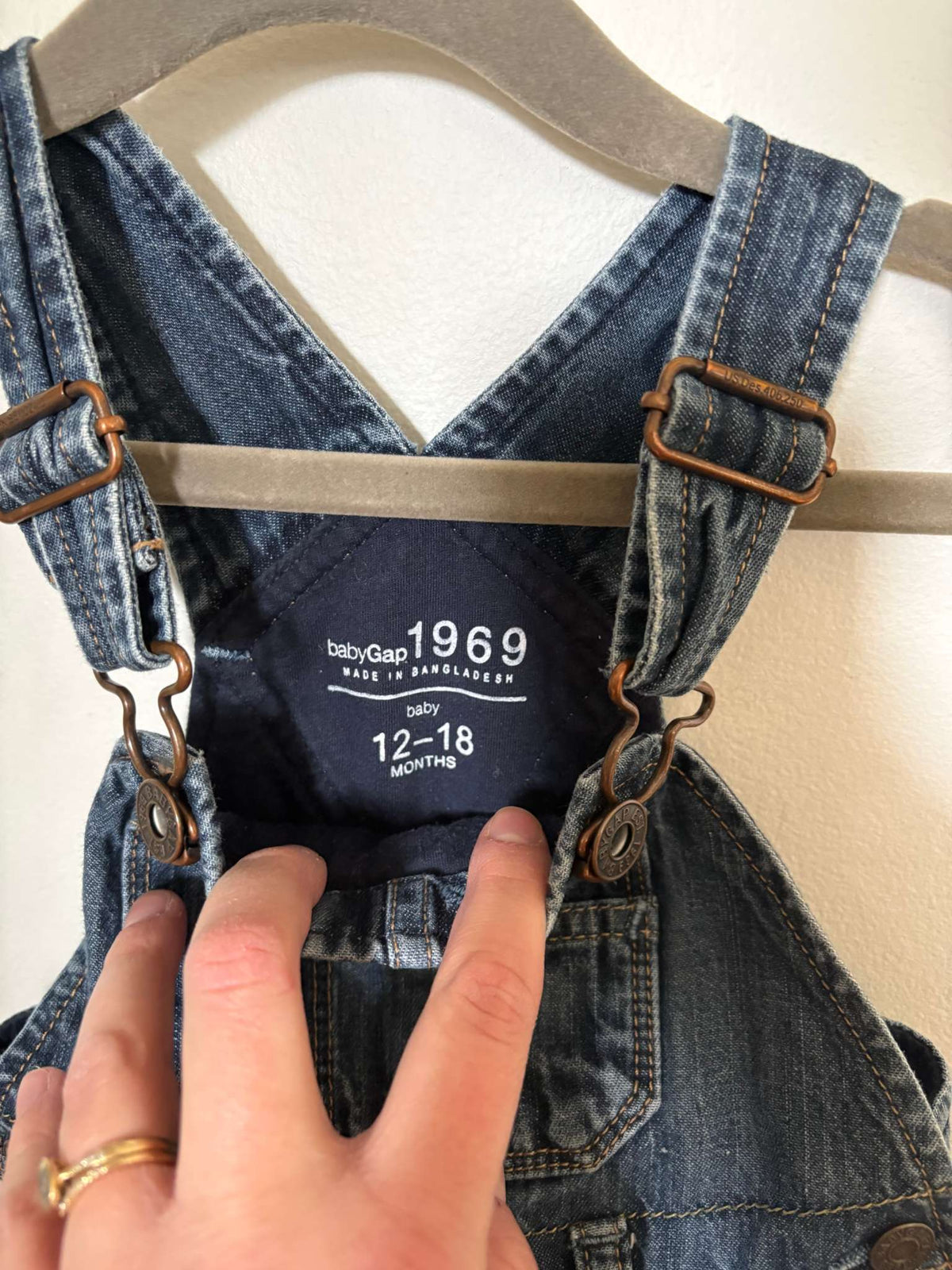 Gap Jean Overalls, Kids 18 Month (12-18M)