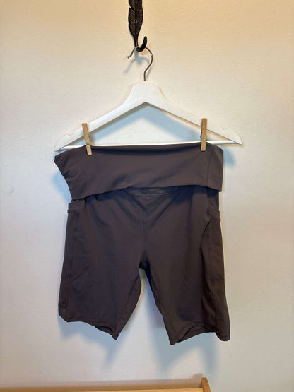Grey Maternity Bike Shorts, Maternity L (12-14)