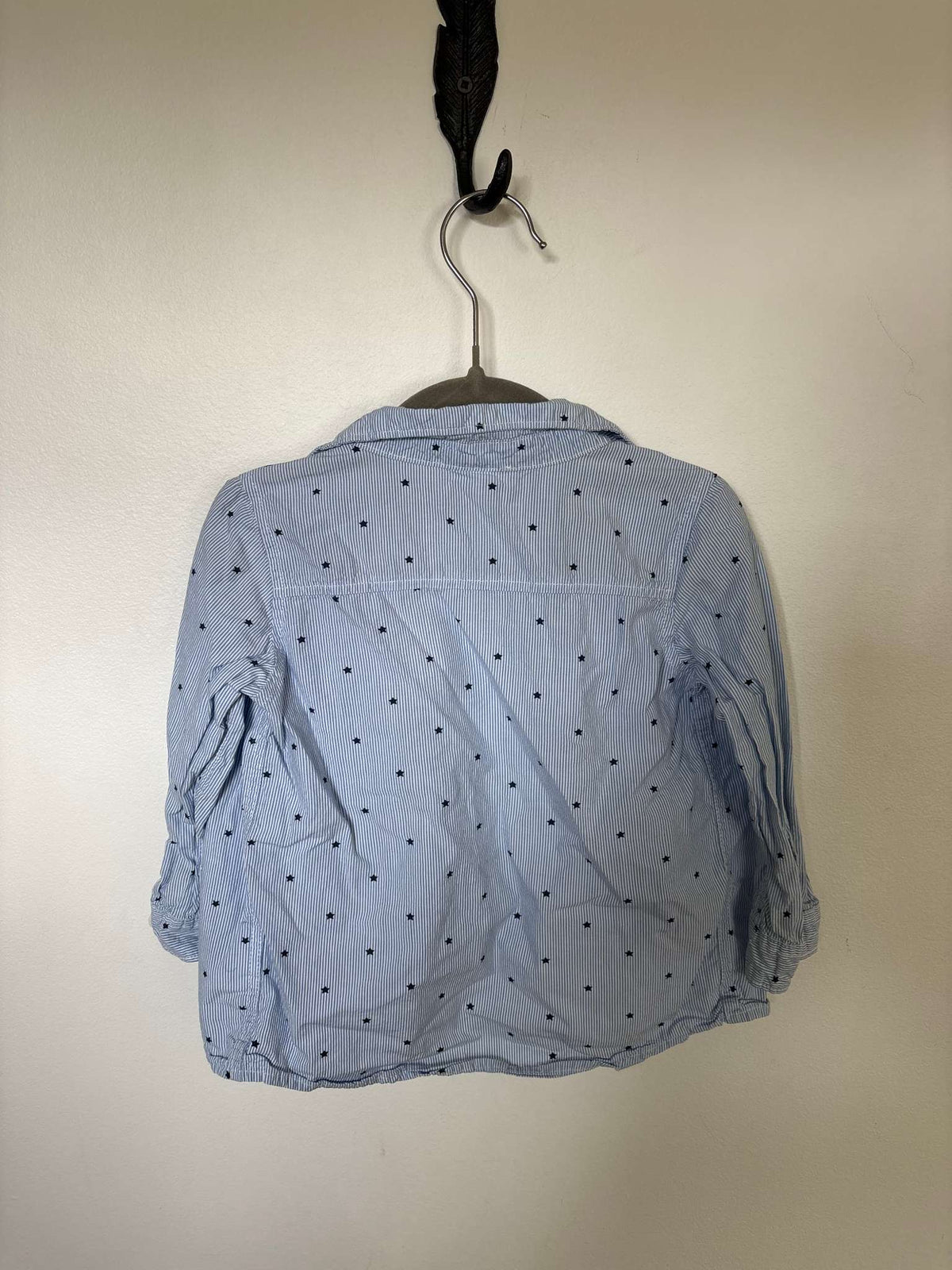 Blue Pin Stripe Dress Shirt, Kids 18 Month (12-18M)
