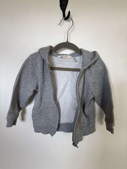 Grey Hoodie Sweatshirt, Kids 2T