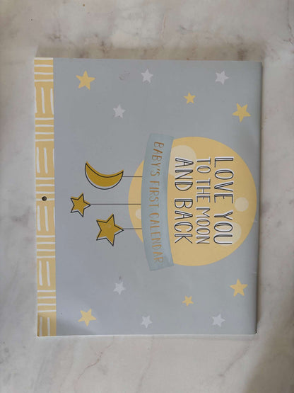 Baby's first year wall calendar
