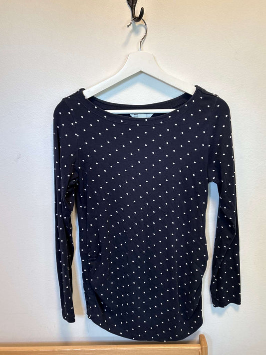 Polkadot Longsleeve, Maternity L (12-14)