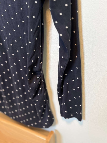 Polkadot Longsleeve, Maternity L (12-14)