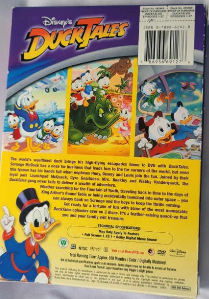 Disney's Ducktales Volume 1, 3-Disc Set (DVDs)