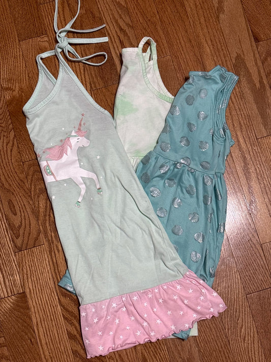 3pack Dresses, Kids 5/5T (extra small)