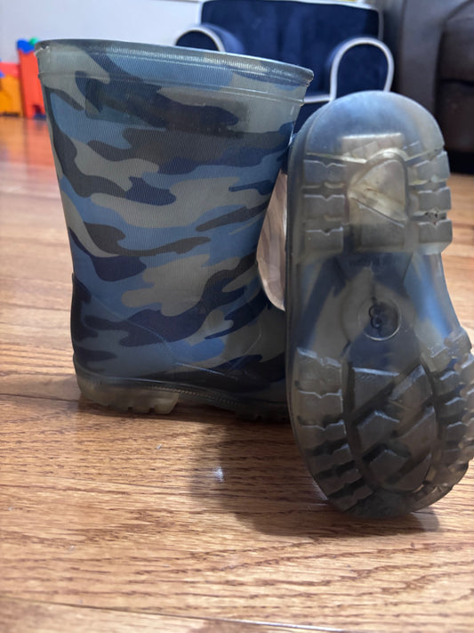 Light up rubber boots, Shoes 8 (Toddler:2-4yr)
