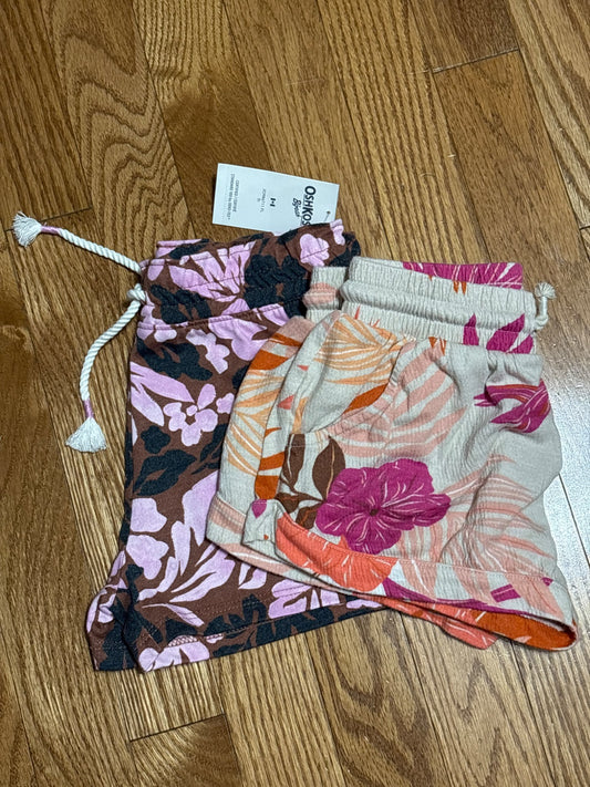 2 pack - girls shorts, Kids 5/5T (extra small)