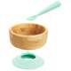 Munchkin Bambou Set - Non-Toxic Bamboo and Food-Grade Silicone, Brown/Mint