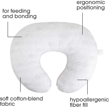 Boppy Nursing Pillow and two pillow covers