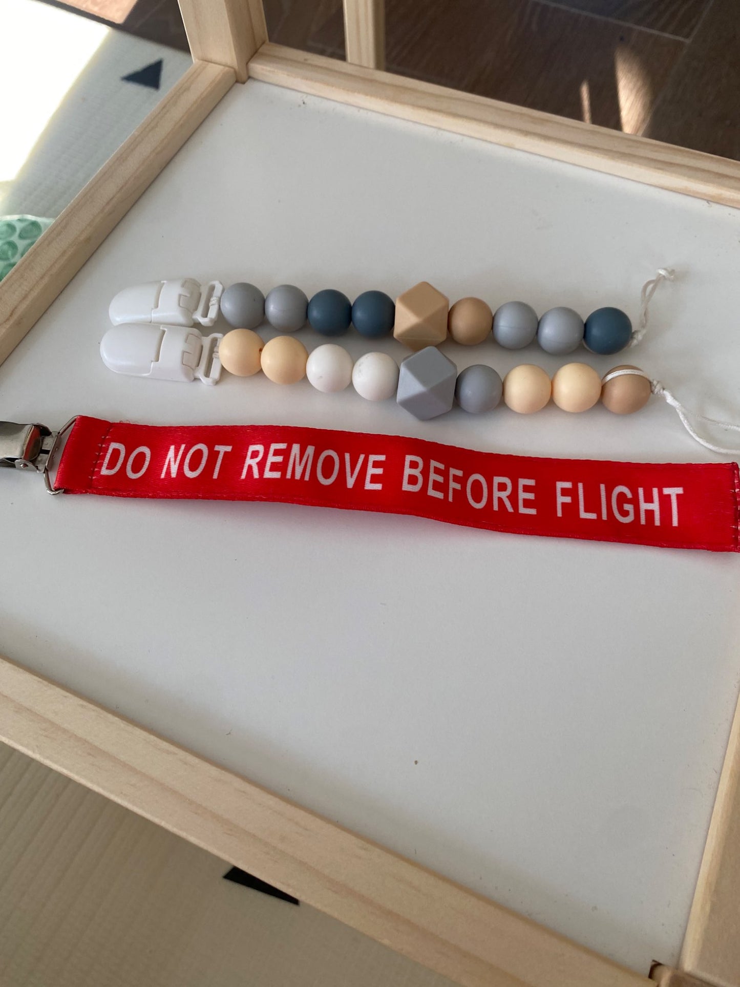 Pacifier Clips (set of 3)