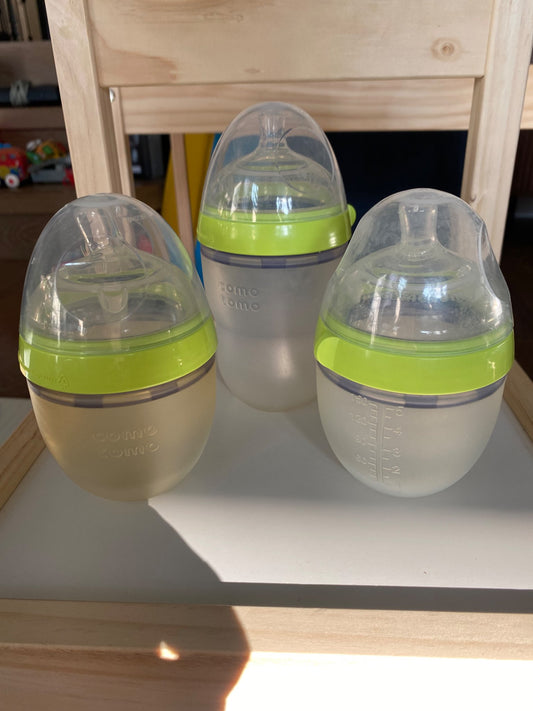 Comotomo set of 3 Bottles (Nipples not included)