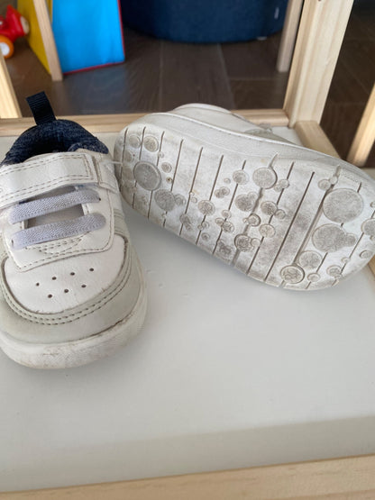 Carters Every Step® First Walker Casual Sneakers - White , Shoes 4.5 (Walkers:12-24 mth)