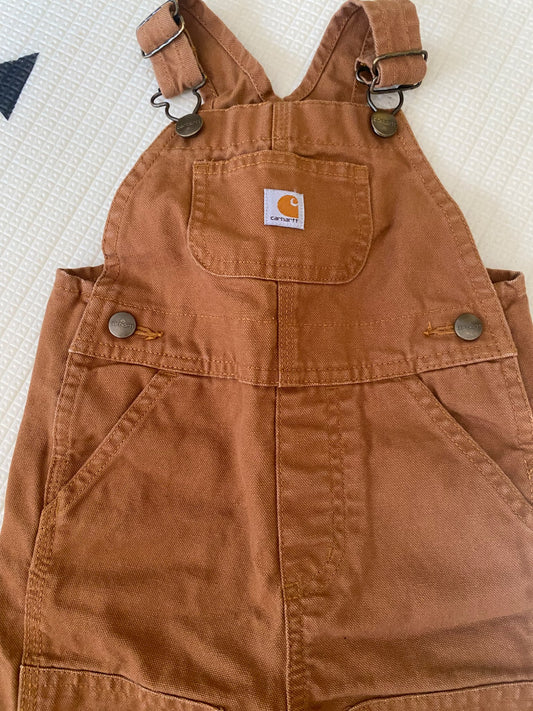 Carhartt Overalls - Carhartt Brown, Kids 18 Month (12-18M)