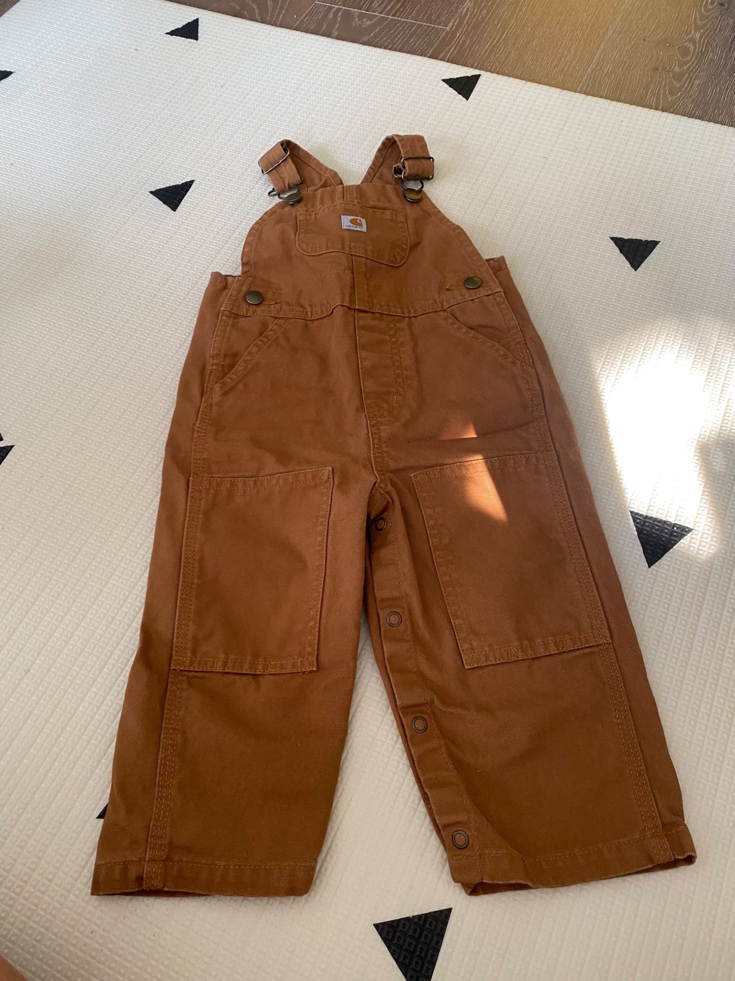 Carhartt Overalls - Carhartt Brown, Kids 18 Month (12-18M)