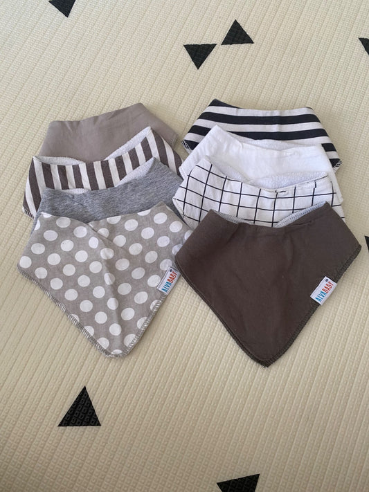 Bandana Bib Bundle set of 8