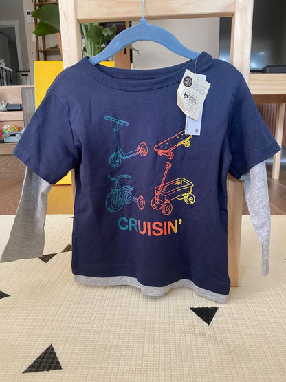 2 long sleeve shirts NWT, Kids 2T