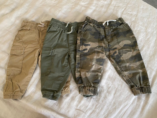 Cargo Jogger Pant Bundle , Kids 18 Month (12-18M)