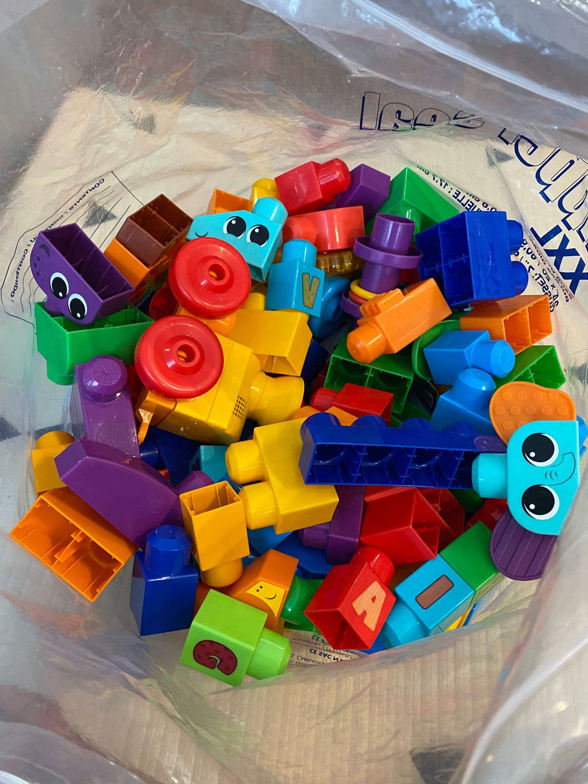 Mega Bloks - 4 sets (ABC Train, Rock n Roll Safari, Squeak n Chomp Dino, and First builder set)
