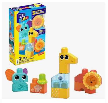 Mega Bloks - 4 sets (ABC Train, Rock n Roll Safari, Squeak n Chomp Dino, and First builder set)