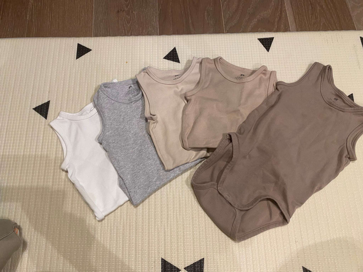 5 pack cotton bodysuits, Kids 24 Month (18-24M)