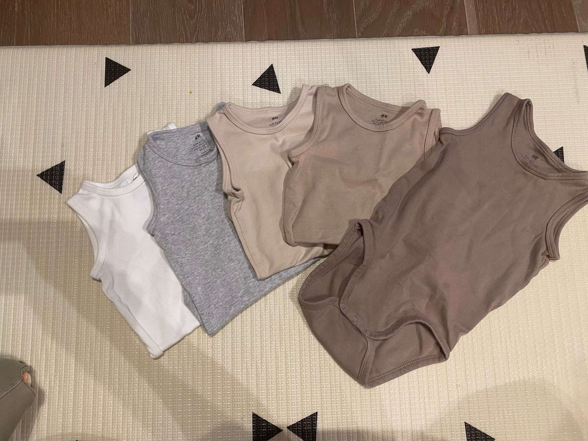 5 pack cotton bodysuits, Kids 24 Month (18-24M)