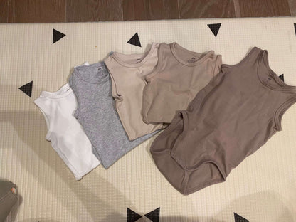 5 pack cotton bodysuits, Kids 24 Month (18-24M)