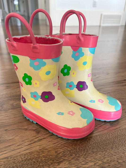 Rubber Rain Boots - Size 6 Toddler, Shoes 6 (Walkers:12-24 mth)