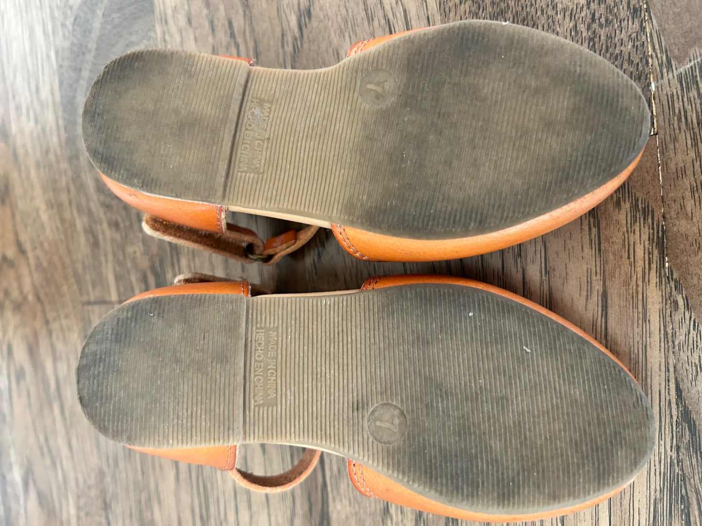 Sandals - Toddler Sz 7 - Cognac Fashion, Shoes 7 (Walkers:12-24 mth)