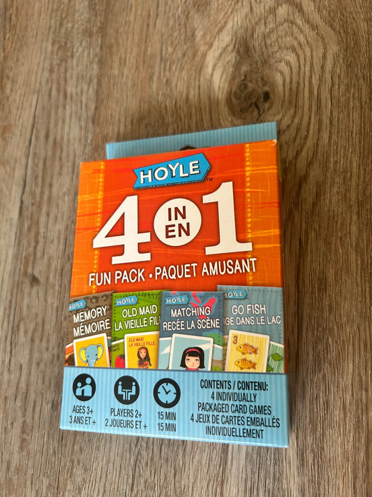 4-in-1 Card Games NEW