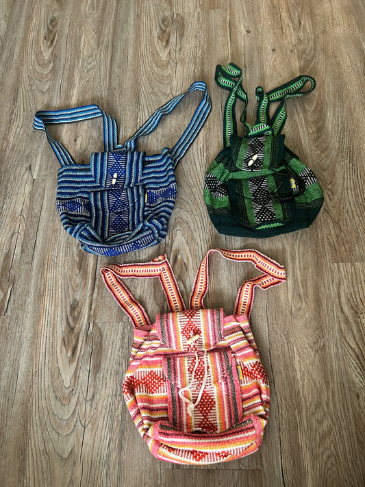 3 Knitted Backpacks