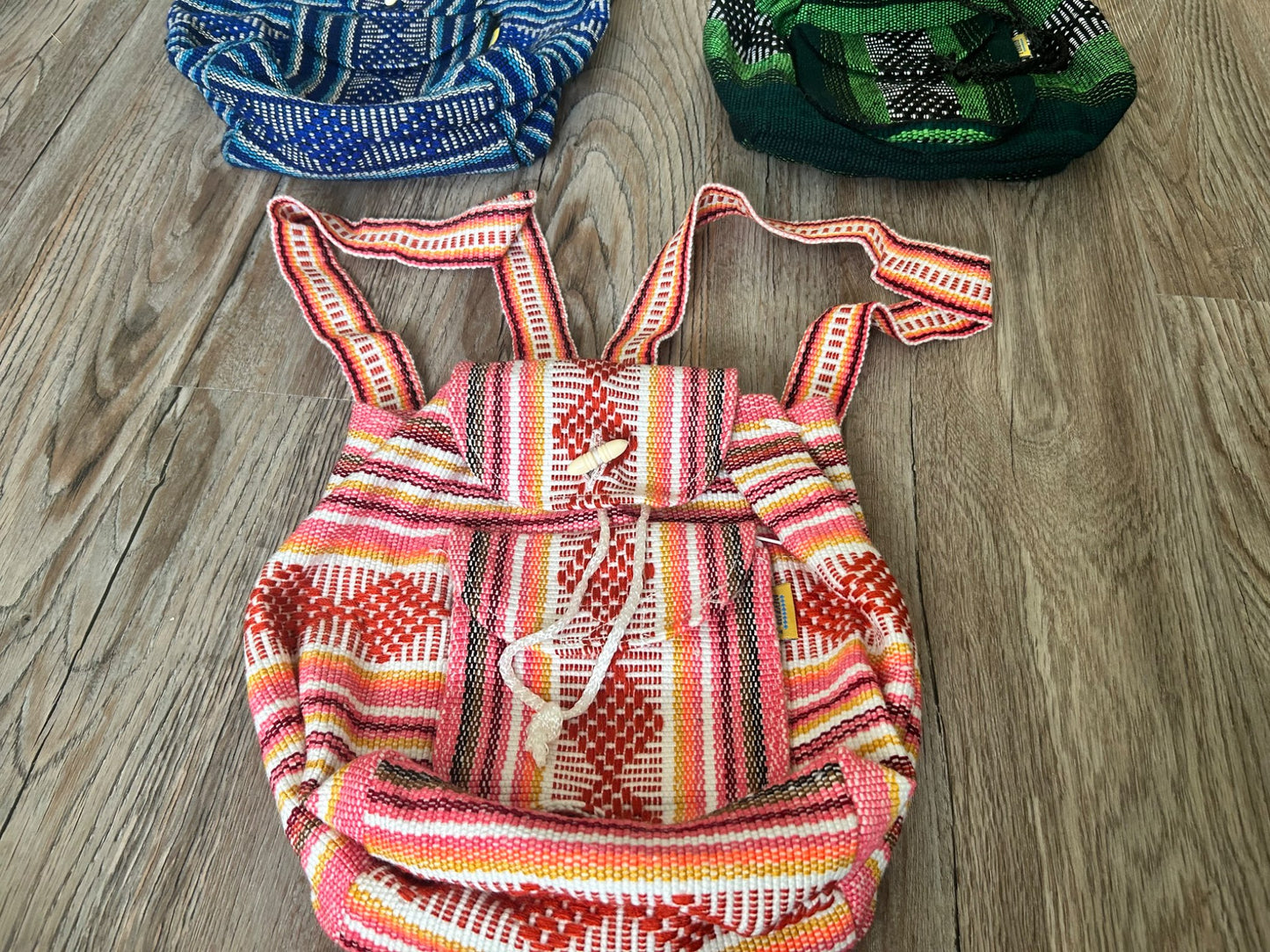 3 Knitted Backpacks