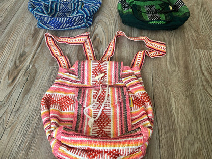 3 Knitted Backpacks