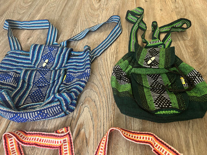 3 Knitted Backpacks