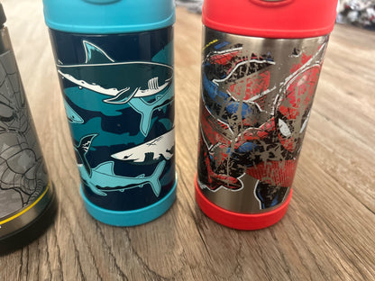 5 x Thermos Funtainer Water Bottles 12 oz