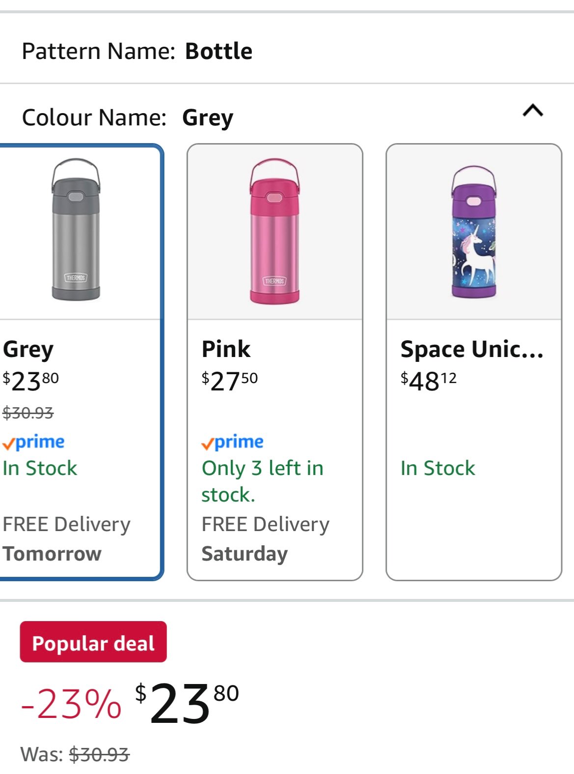 5 x Thermos Funtainer Water Bottles 12 oz